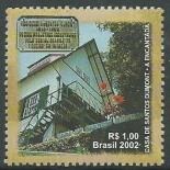 C2472 CASA DE SANTOS DUMONT , DESTACADO DO BLOCO 127 - 2002 - 10.534 Mint